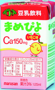 まめぴよ　いちご味　125ml×24