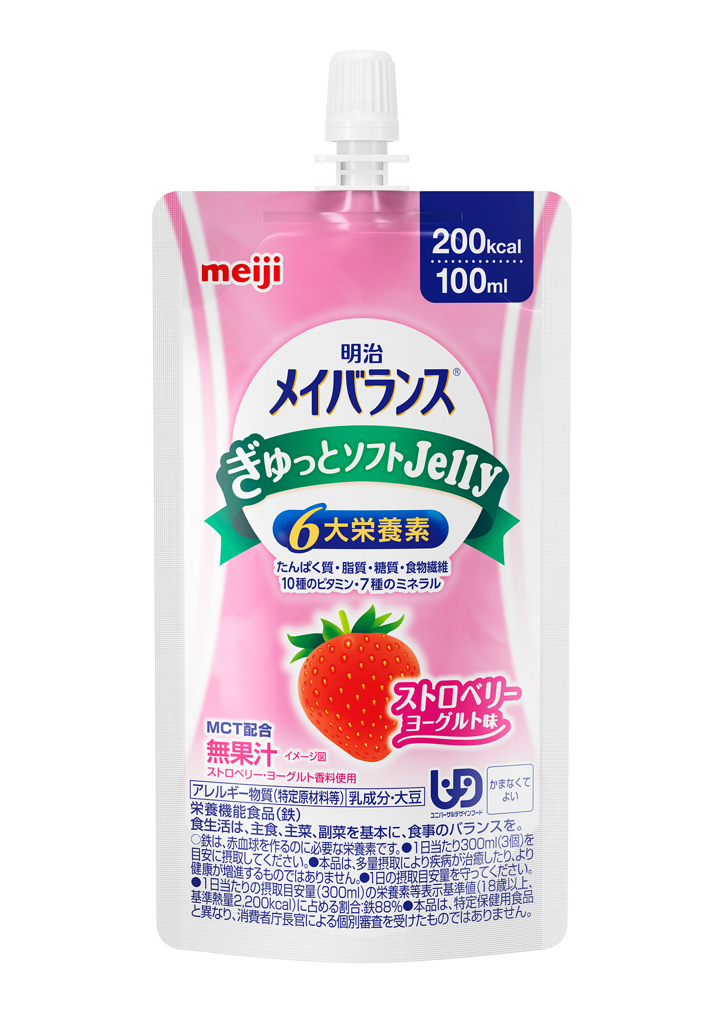 メイバランスぎゅっとソフトJelly　ストロベリーヨーグルト味　100g×36