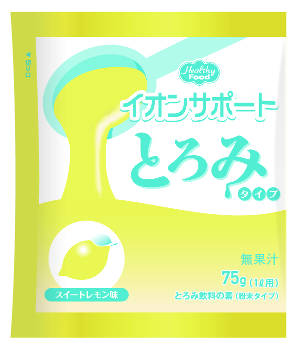 イオンサポートとろみタイプ　スイートレモン味　75g（1Ｌ用）