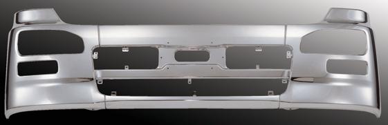 【送料別途・代引不可】ＵＤ大型クオン専用バンパー　Ｈ７００