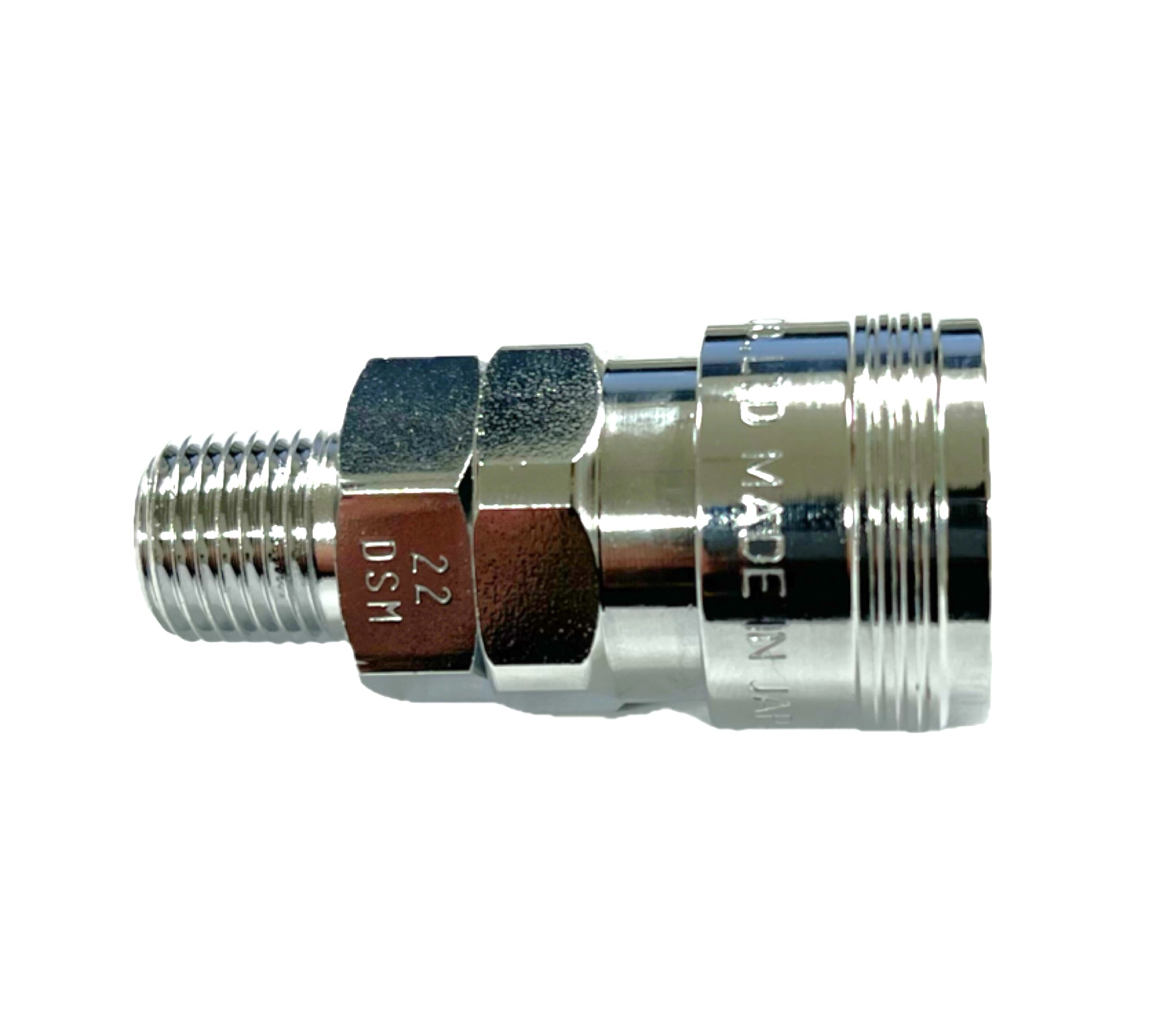 エアーチャック(おねじ1/4ソケット)　カプラ22DSM　ホーン部品　トラック用品