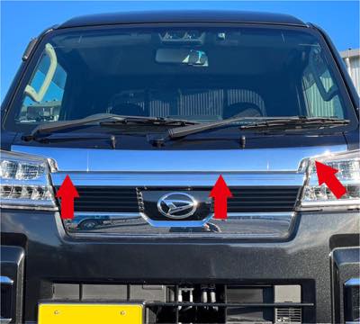 フロントアッパーパネル　ハイゼットS500系　後期（R3.12～）