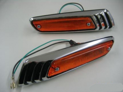 ローレルウインカー左右セット　オレンジ/クリア　12V