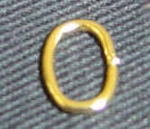 オーバルリング（１０個入)ゴールドキング