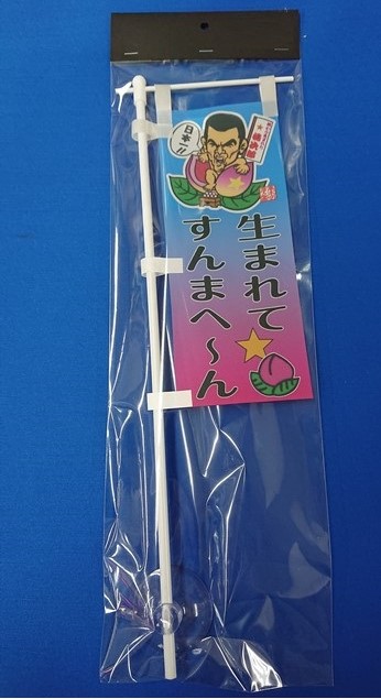 ミニミニのぼり SCA-026 生まれて すんまへ～ん
