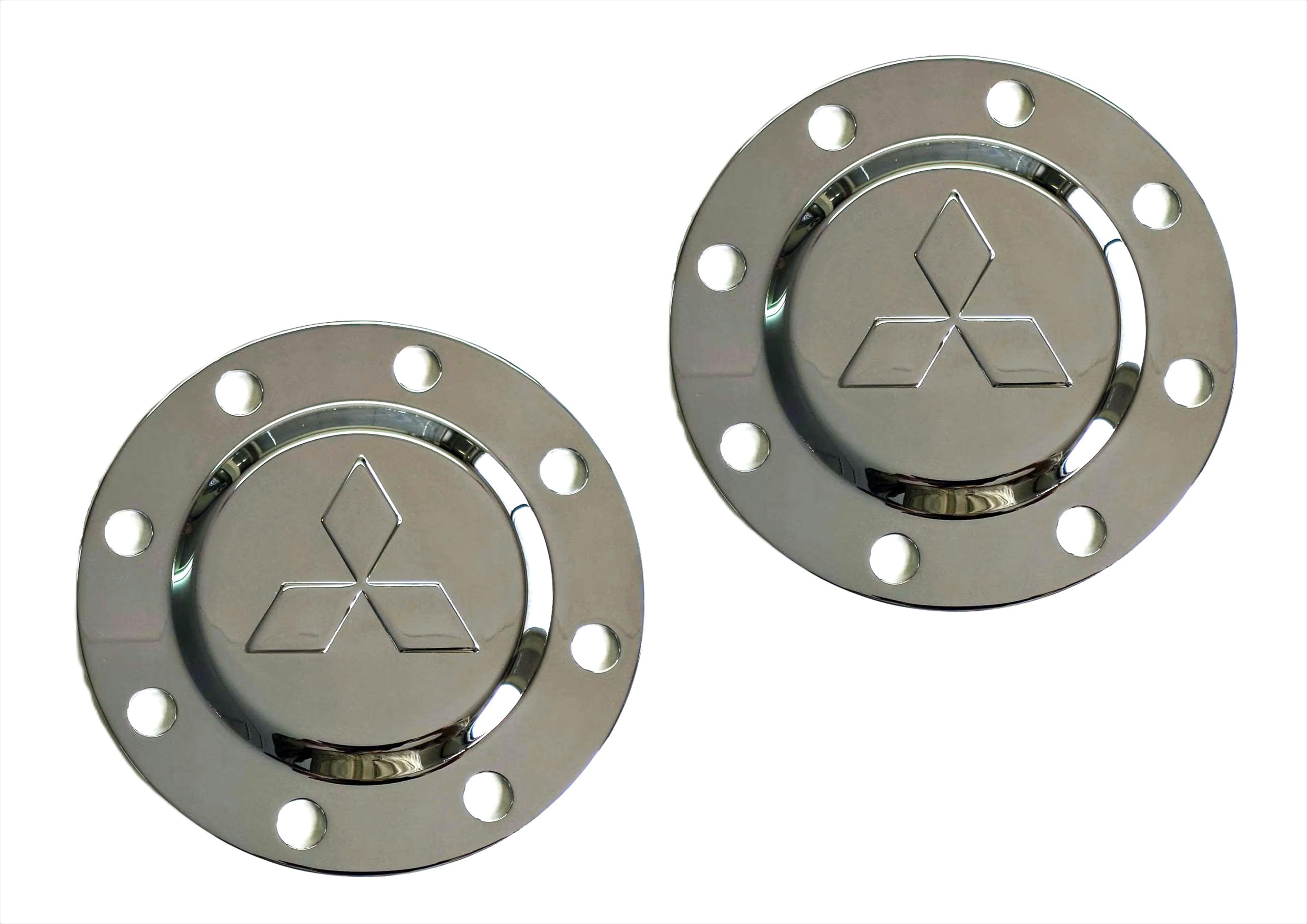 メッキリヤハブキャップ ふそう 大型 引きずり 22ｍｍ リアハブキャップ 07スーパーグレート/スーパーグレート/グレート