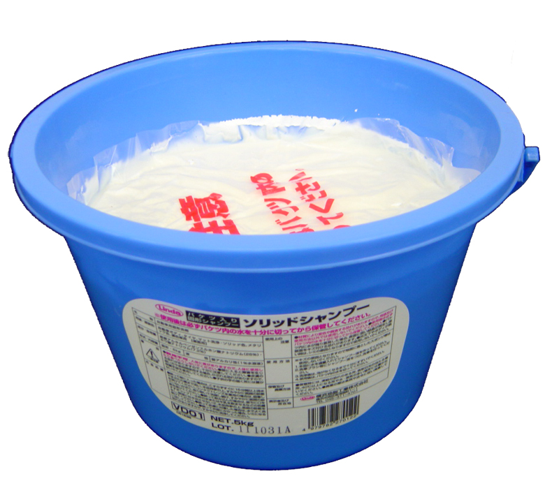 ソリッドシャンプー ５kg　（ポリバケツ青）
