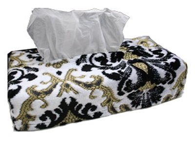 ティッシュカバー　（ティッシュ付） 王朝