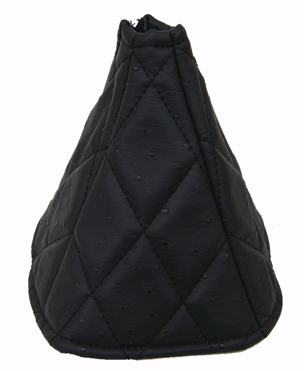 シフトブーツカバー(チェンジブーツカバー）　オーストリッチ【ブラック】