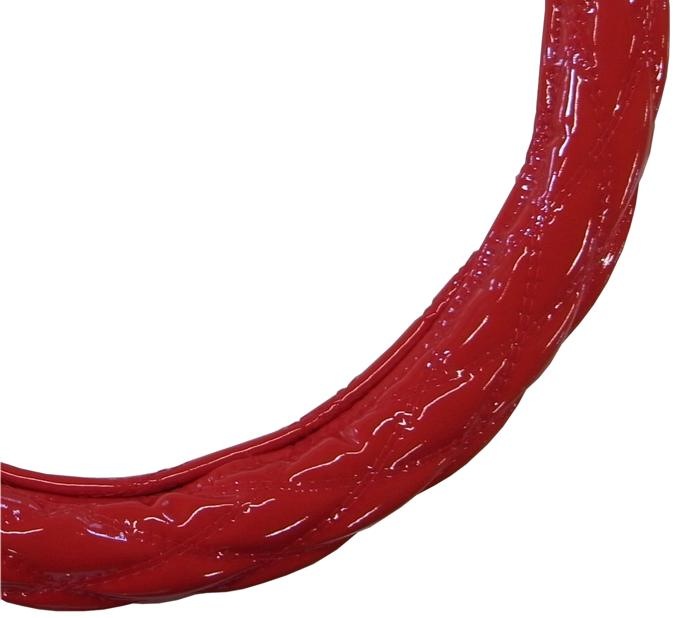 ファンキーキルトハンドルカバー（ダブルキルト）超極太　レッド