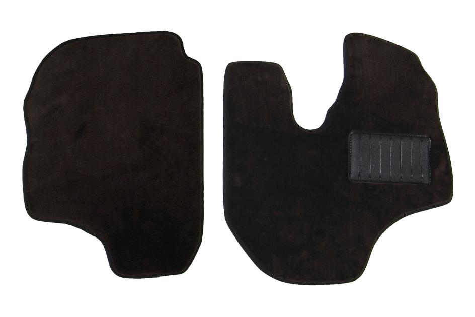 歌麿オリジナル フロアマット【こげ茶】 運転席・助手席セット　軽トラック用