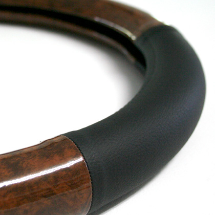 ウッディ＆ゼラコート　コンビ極太　ハンドルカバー（茶/黒）