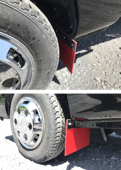 S５００系ハイゼット専用 フロント泥除けステー エバ泥除け付 ２枚組 Eva泥除け トラックアート歌麿