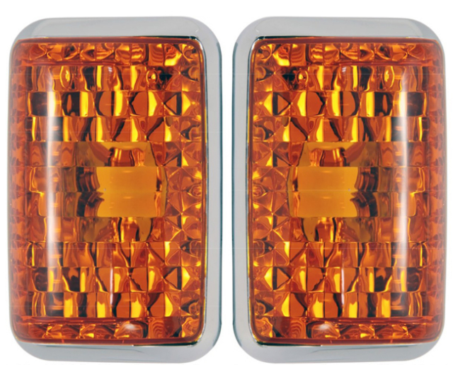 ドアサイドマーカーランプ【アンバー】Ｂタイプ　０７スーパーグレート（後期・21W球用）ドアサイドランプ