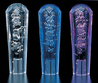 ダイヤカット泡ノブ　★１５０mm　【クリア】