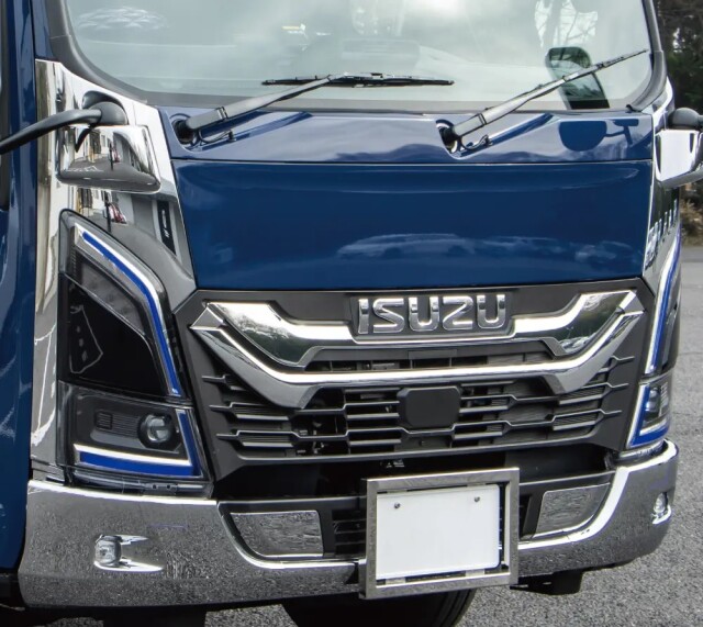 いすゞ 23エルフ ローキャブ車用 フロントグリル メッキ 2t トラック用品