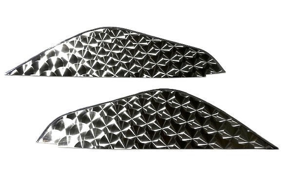 日野 デュトロ 標準/ワイド エアループデュトロ 標準　ドアハンドル用ステンレス板 鏡面／ウロコ（ドアハンドル型）