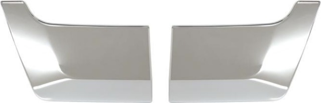 ０７スーパーグレートタイプバンパー用ナンバーサイドガーニッシュ  国産メッキ