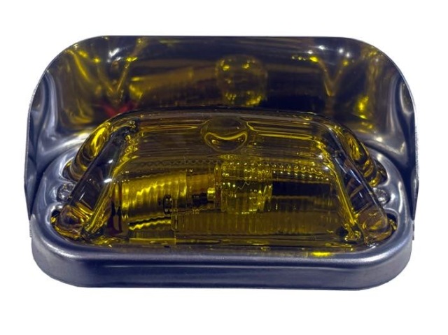 ステンレス バイザー付 角マーカー枠 （鏡面 ウロコ） 角マーカー用