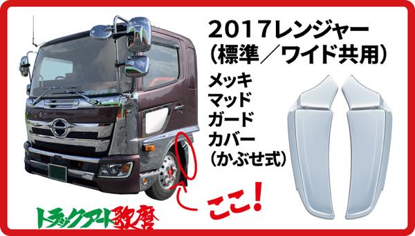 17レンジャー用 フロントマッドガードカバー