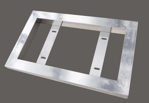 ステンレスナンバー枠 50角 大型 