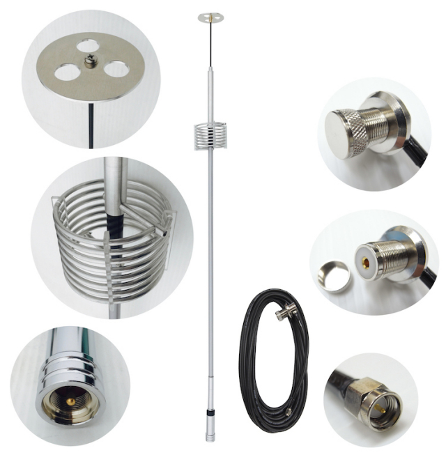 ワンセグ・フルセグアンテナ CB無線タイプ（ケーブル付） SUN  