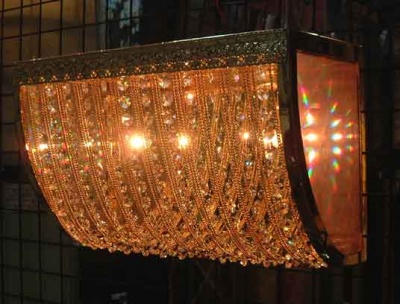 ゴールドキングシャンデリア ナイアガラ 横幅４００mm (YDC-649 )