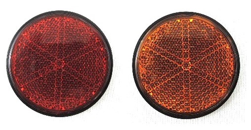 リフレクター ボルト付 59.8mm 反射板 丸型