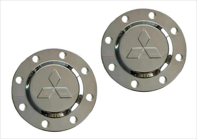 メッキリヤハブキャップ ふそう 大型 引きずり 22ｍｍ リアハブキャップ 07スーパーグレート/スーパーグレート/グレート