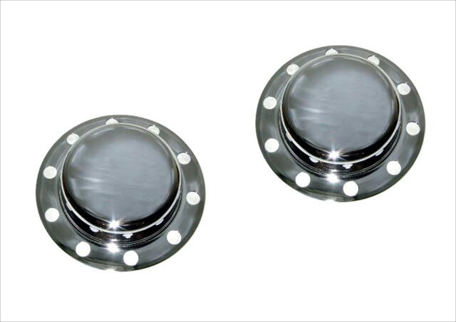 メッキリヤハブキャップ 鍛冶屋オリジナル大型10穴・8穴　