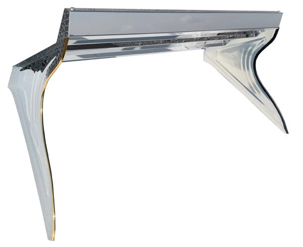 【送料/梱包料別途】【スタンダードレトロ】　フロントバイザー（前面1段） 2t～大型