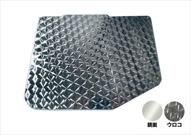 ステンレス安全窓【内窓用】ビックサム/ファインコンドル UD 大型  ウロコ 鏡面