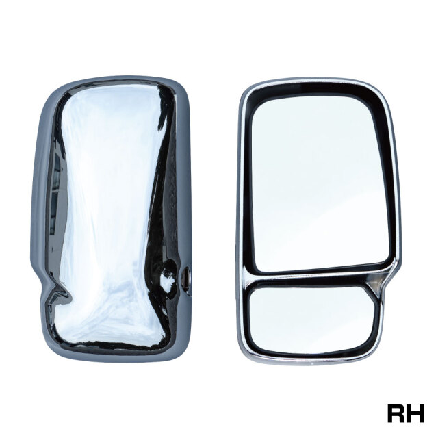 サイドミラー RH　運転席側　メッキ　日野2ｔエアループデュトロ用