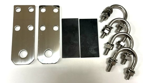 34Φステン丸パイプスポイラー用140Φフォグランプ用取付ステー 2
