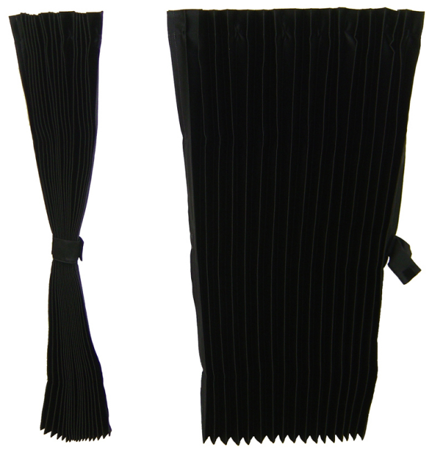 遮光カーテン★サンカット プリーツ ２点式センターカーテン（標準ルーフ用）丈100cm