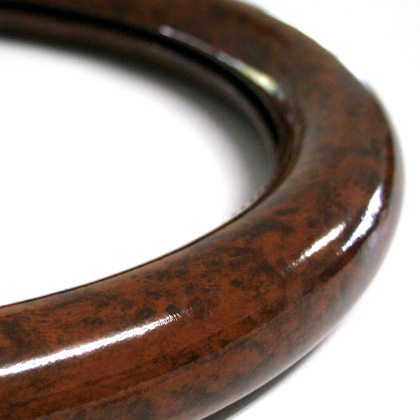 ウッディ極太　ハンドルカバー（茶／黒）