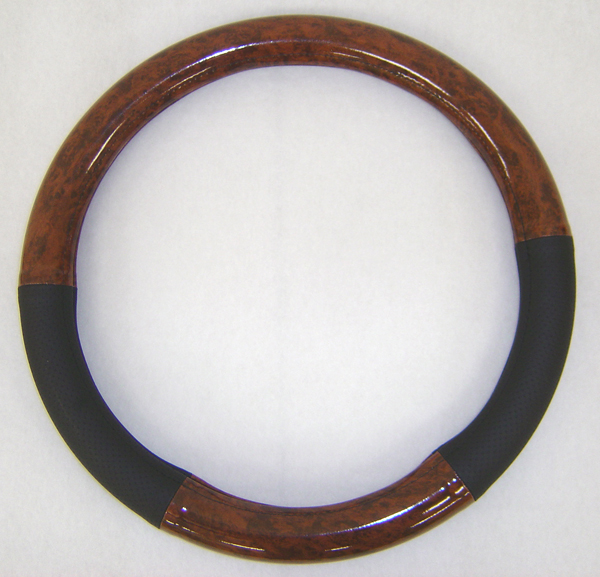 ウッディ＆ゴルフ　コンビ極太　ハンドルカバー（茶/黒）