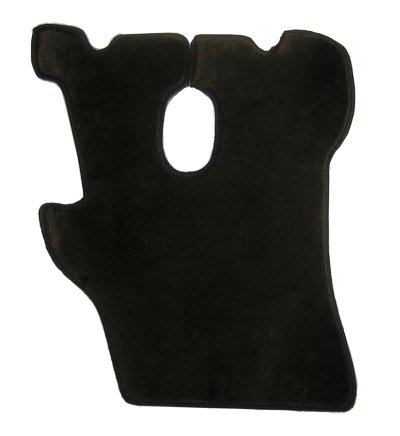 歌麿オリジナル フロアマット【黒】運転席　４ｔ標準車用