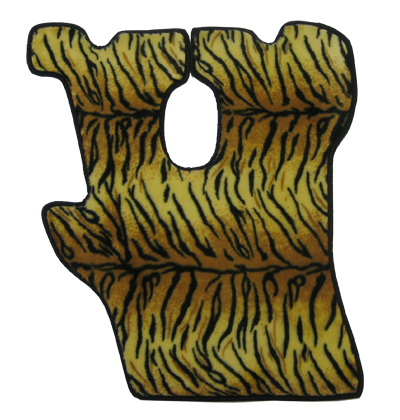 歌麿オリジナル フロアマット【虎柄】運転席　４ｔワイド車用