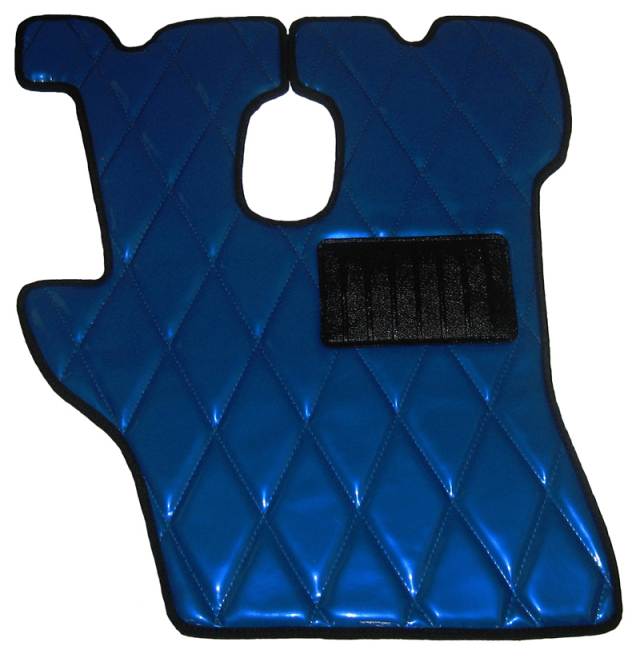 ファンキーキルトフロアマット　【２ｔワイド車用】運転席　キャンター/エルフ/デュトロ/ダイナ　07エルフ/PMエルフ/NEWエルフ/エアループデュトロ/ブルーテックキャンター/ジェネレーションキャンター/NEWキャンター　足マット