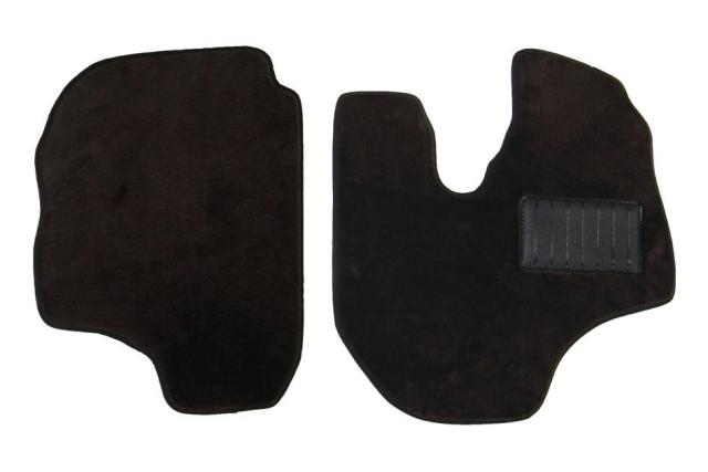 歌麿オリジナル フロアマット【こげ茶】 運転席・助手席セット　軽トラック用