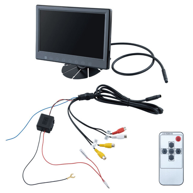 7インチオンダッシュモニター 7V型TFT LCDカラーモニター MTi-207 12