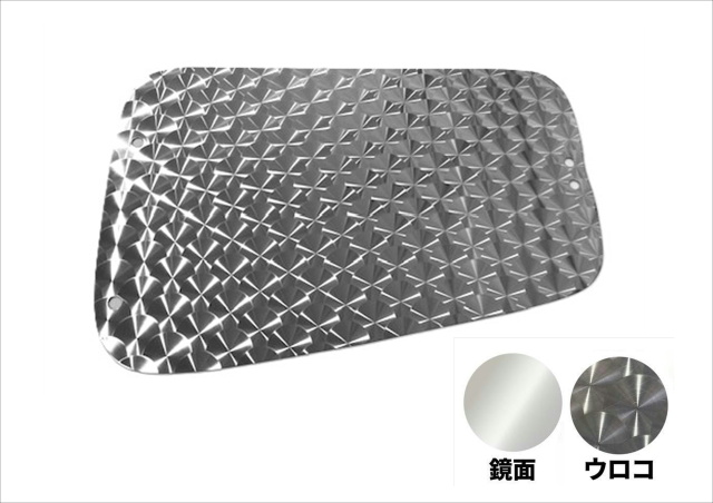 ステンレス安全窓【内窓用】GIGA/320フォワード/NEWフォワードいすゞ ISUZU 大型 中型 4t ウロコ/鏡面　ギガ