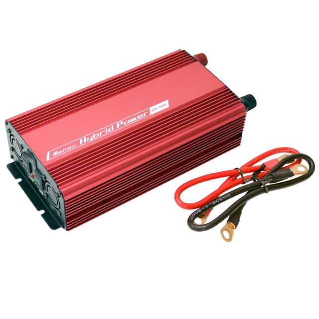 DC/ＡＣ　USB&コンセント サイレントインバーター SIV-1001　800W　24V（家庭用AC100V変換）