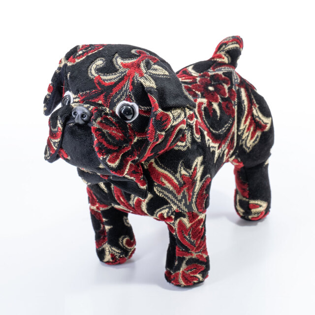 金華山 華恋 ブルドッグ ぬいぐるみ 300ｍｍ×380ｍｍ