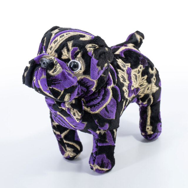 金華山 モンブランローズ ブルドッグ ぬいぐるみ 300ｍｍ×380ｍｍ