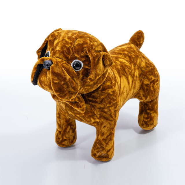 金華山 チンチラ ブルドッグ ぬいぐるみ 300ｍｍ×380ｍｍ