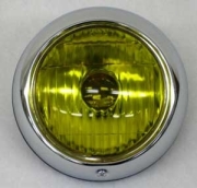 汎用 オバQ メッキ バンパー 2トン 標準 イエロー フォグ 1800mm 送料別途】オバQバンパー 2t標準 (イエローフォグ仕様