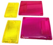 いすゞ　エルフ全車 ２ｔ車用　テールレンズセット　ピンク/イエロー　純正タイプテールレンズ