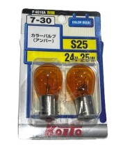 7-30 KOITO P4610A アンバーバルブ 24V25W S25 耐震 2個入